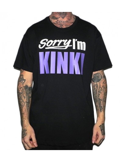 Camiseta Rulez Sorry i´m kinki Negra-Lila 